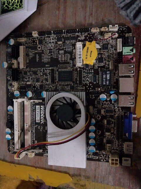 Original disassembled motherboard TE350G-P WIBTEK