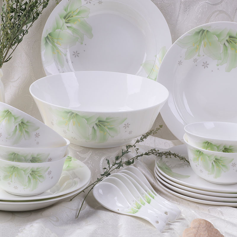 Ocean shell porcelain sea Wudi shell porcelain tableware household dishes set set ceramic dishes easy to clean