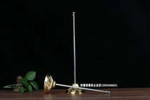 Telescopic flagpole hanging flag pole Buddhist supplies flagpole five-square Buddha five-way boy hanging flag pole