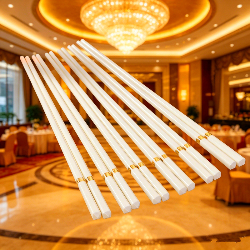 Exquisite High-End European-Style Bone China Chopsticks, Tableware for Hotel Presentation, Vip Exclusive White Ceramic Chopsticks Gift Exquisite High-End European-Style Bone China Chopsticks, Tableware for Hotel Presentation, Vip Exclusive White Ceramic Chopsticks Gift