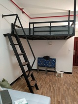  European-style princess bed paint environmental protection wrought iron hanging adult bed modern simple large bed wall-mounted steel frame multi-function bed