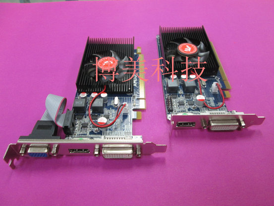 AMD Original Dress HD7450 Independent Display Card 2G DDR3 Brand Machine Desktop Computer Half High Independent Display Card