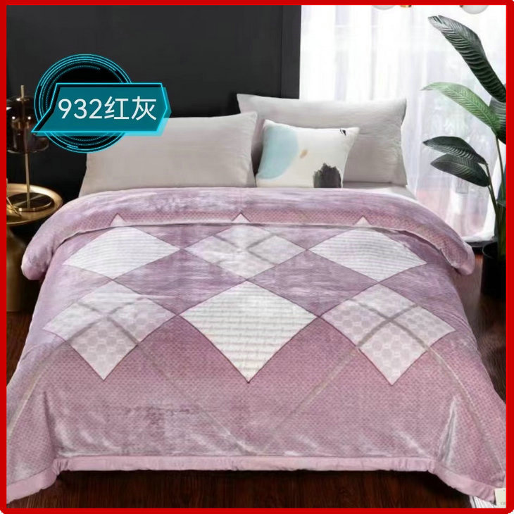 Miranda Raschel Blanket Double Double Layer Cloud Blanket Winter Warm Soft Cover Blanket Sofa Air Conditioning Store 