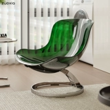 Нижний левый обеденный стул, акриловый свет, роскошная интернет-знаменитость, скандинавский стул для гостиной, дома, переговоров, прозрачный стул для маленькой квартиры в скандинавском стиле