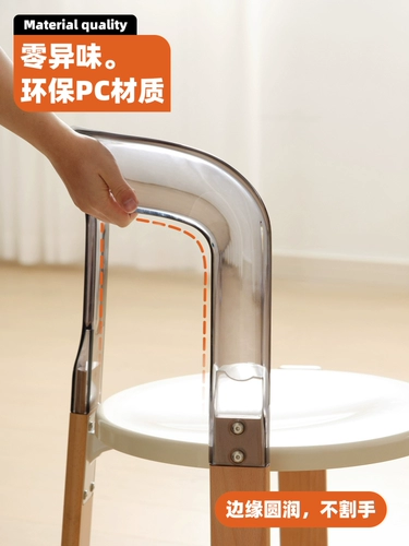 Дизайнерский стульчик для кормления из натурального дерева для отдыха, популярно в интернете