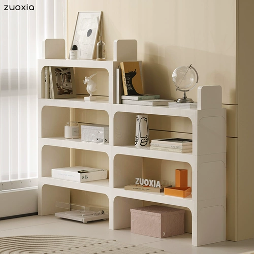 左下 Книжный шкаф Liberty Bookcover установил творческий средний и белый гостиная, домашняя шкаф, шкаф для хранения детей, шкаф