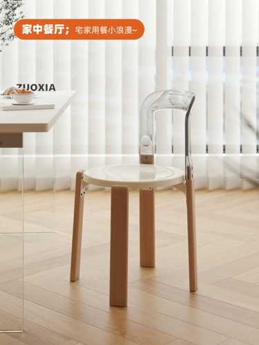 Дизайнерский стульчик для кормления из натурального дерева для отдыха, популярно в интернете