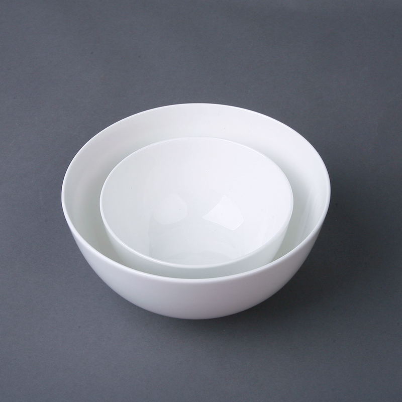 Pure white ipads porcelain bowls northern wind contracted household crockery bowl rainbow such as bowl rice bowls