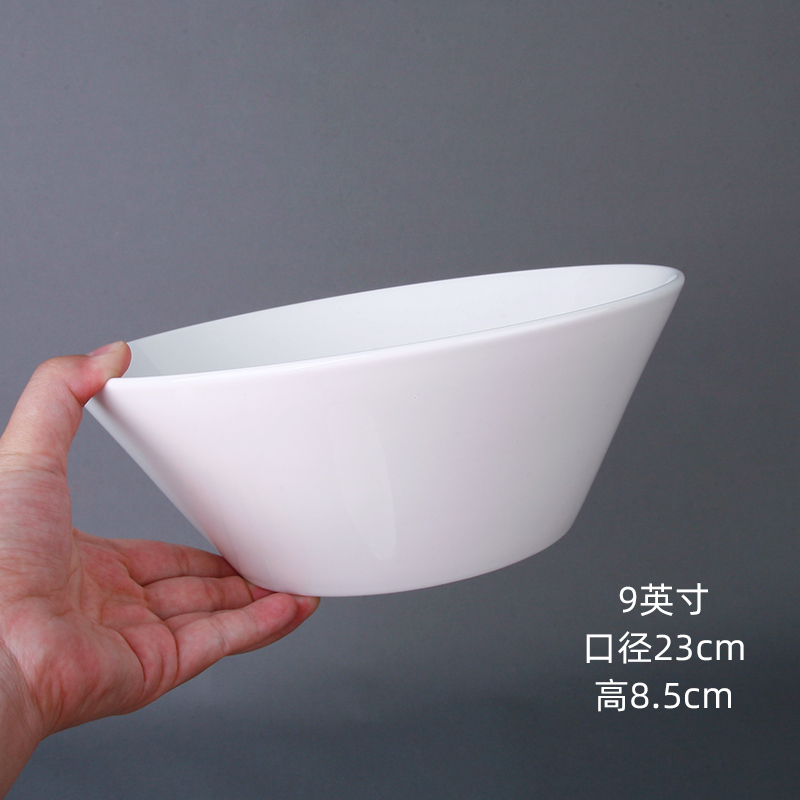 Pure white ipads bowls of rice bowls contracted household microwave tableware fruit bowl of cold dish bowl of soup bowl of salad bowl