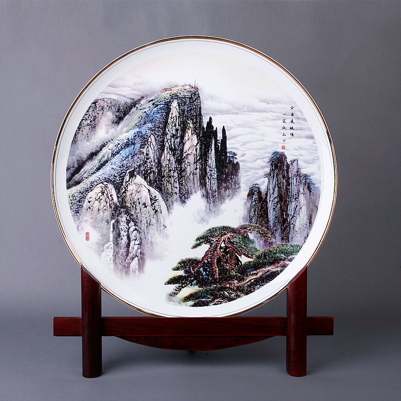 Ipads China plates home sitting room adornment display plate plate plate office wine porch place a custom logo
