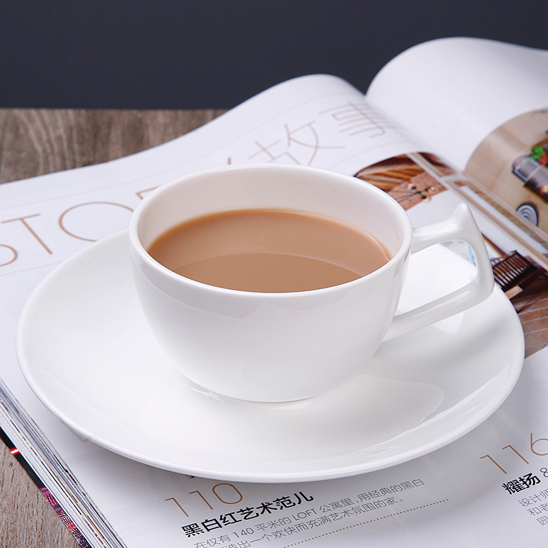Simple ipads China coffee cups and saucers suit pure new ceramic coffee cup tea cup enterprise custom logo