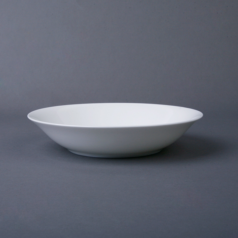 Ipads China tableware home plate deep dish dish soup plate salad plate ceramic plate contracted white plate