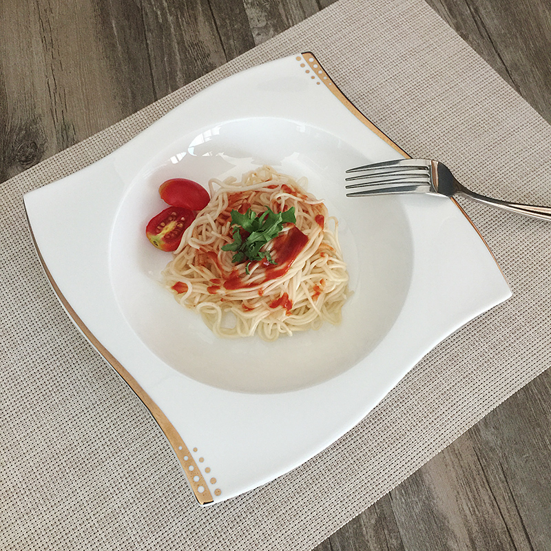 Western soup plate deep dish Western - style food tableware ipads porcelain child pasta salad dish restaurant to purchase wholesale