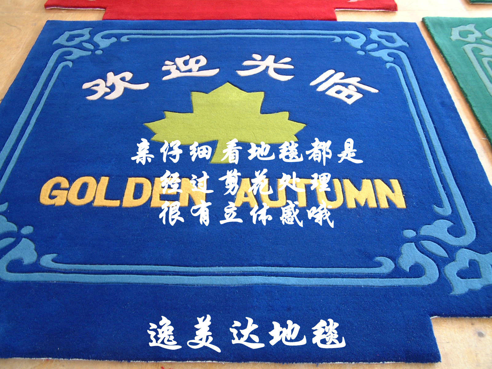 ковер 电梯扶梯定做广告logo印字门口迎宾星期欢迎光临加厚羊毛地毯y023 Yi Mita