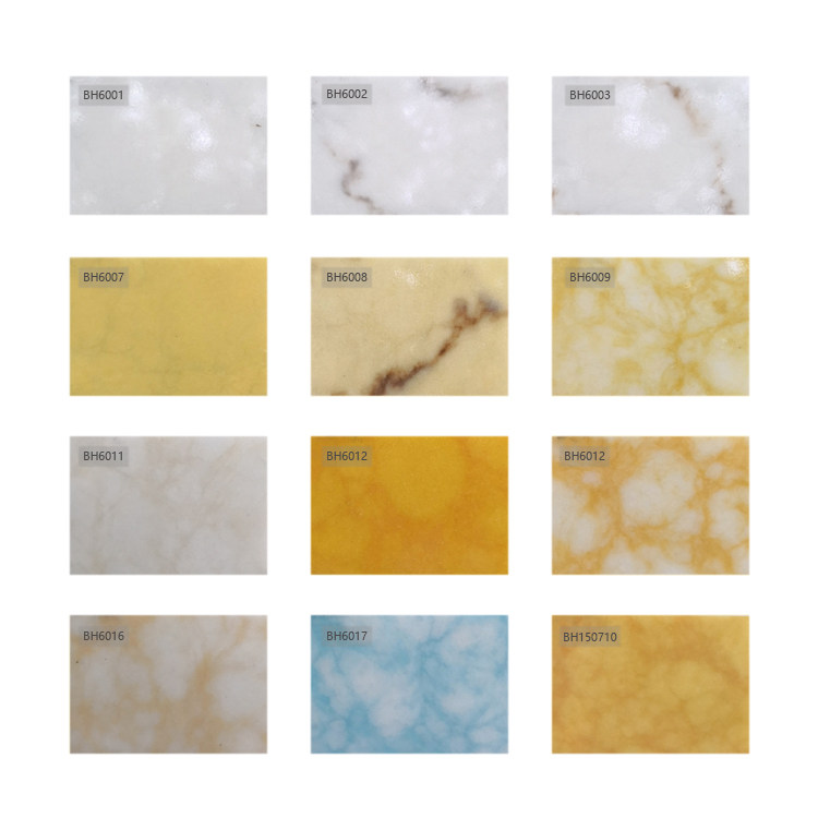 BH29 Ice Flower Stone Translucent Stone Artificial Marble Translucent Panel Background Wall Hotel KTV Ceiling Manufacturer Direct Sales