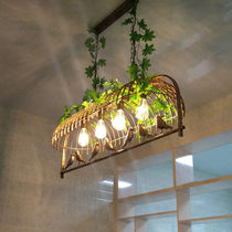 Bird chandelier Creative personality Restaurant lighting Industrial style Restaurant Hotel clothing store Bar plant bird cage chandelier