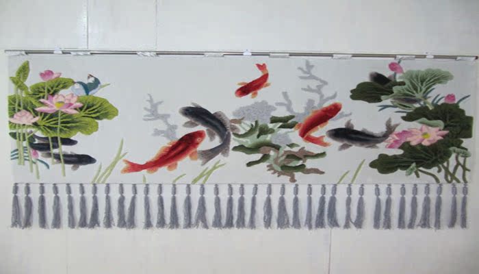 Qi Simei phòng khách nghệ thuật tấm thảm tấm thảm 70 * 160 CM mực hòa bình hình handmade acrylic tấm thảm có thể được tùy chỉnh