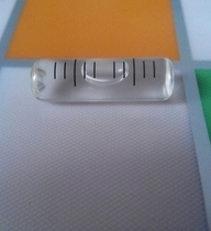 Factory direct glass long horizontal level bubble diameter 9 long 30mm precision 2 points level bubble