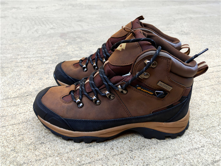 Autumn new men's and women's foreign trade original single high tube hiking shoes climbing wear-resistant non-slip outdoor hiking shoes fully waterproof