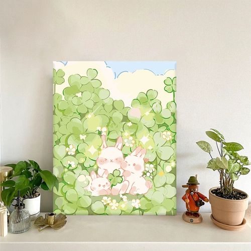 Китайские цифровые мультяшные комиксы для рисования, раскраска, масляная краска, «сделай сам», граффити