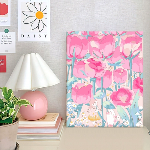 Китайские цифровые мультяшные комиксы для рисования, раскраска, масляная краска, «сделай сам», граффити