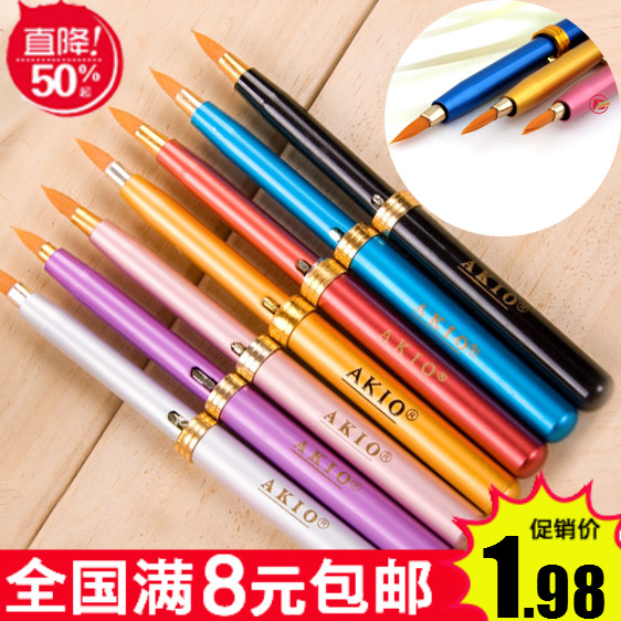 9 9 9 lip brushed makeup brushed hot sell makeup tool mouth red lipstick good helper portable telescopic lip brush