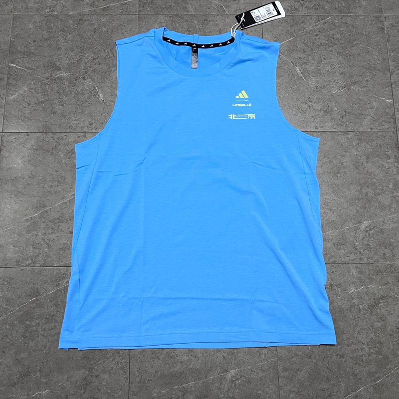 Adidas Lm Laimei Sweat-Absorbent and Quick-Drying Men's Fitness Training Sleeveless Vest Kf8849 Kt6889