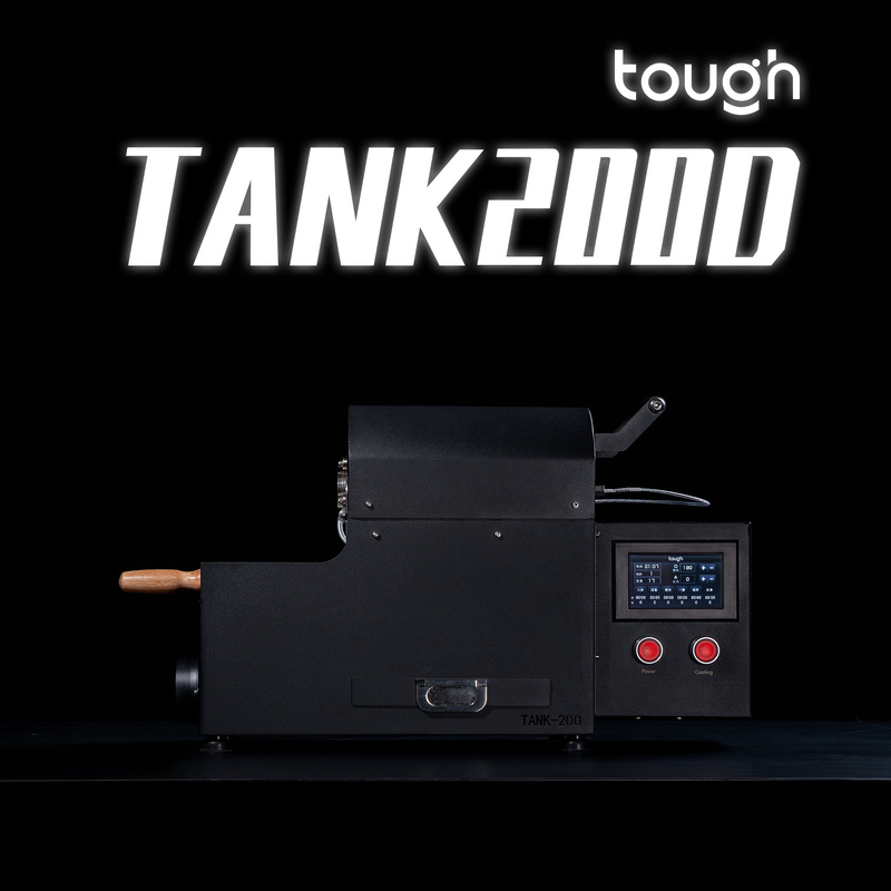 Tank200D Coffee Roaster Black Warrior Version Small Electric Coffee Bean Roaster 100-200g Capacity Tank200D Coffee Roaster Black Warrior Version Small Electric Coffee Bean Roaster 100-200g Capacity