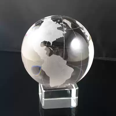 Special offer Crystal glass globe ornaments Crafts Home accessories Creative and practical business gifts desktop ornaments