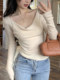 Pink Gentle Style Chic Off-Shoulder Knit Sweater for Women, Autumn, Stylish, Revealing Collarbone, Super Pretty, Unique and Beautiful Top