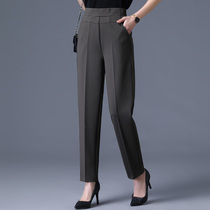 Middle Aged Girl Pants Spring Fall Womens Loose High Waist Mom Pants Children Seniors Big Code Spring Dress Casual Long Pants Outwear