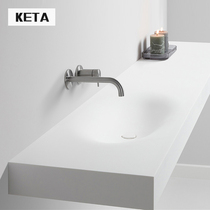 One-piece sub-basin washbasin hanging wall wash basin toilet wash basin balcony home customization