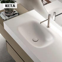 Subtable basin integrated wall type washbasin hanging wash basin toilet balcony household customization