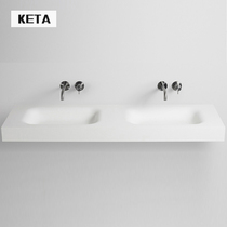 One-piece double basin basin basin washbasin Wall washbasin balcony household