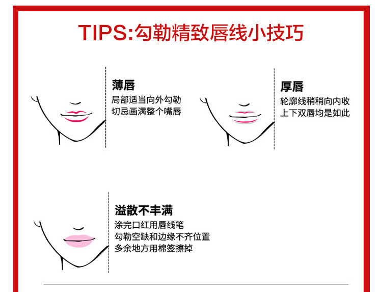 Tự động xoay Lip liner Môi Bite Lipstick Son môi không bóng Không thấm nước Lasting Moisturising - Bút chì môi / môi lót son bút chì maybelline