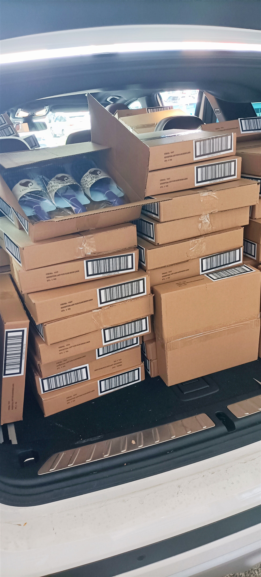 Расчёска 澳洲lady jayne空气按摩防打结防静电梳子 紫色大小号网红按摩梳