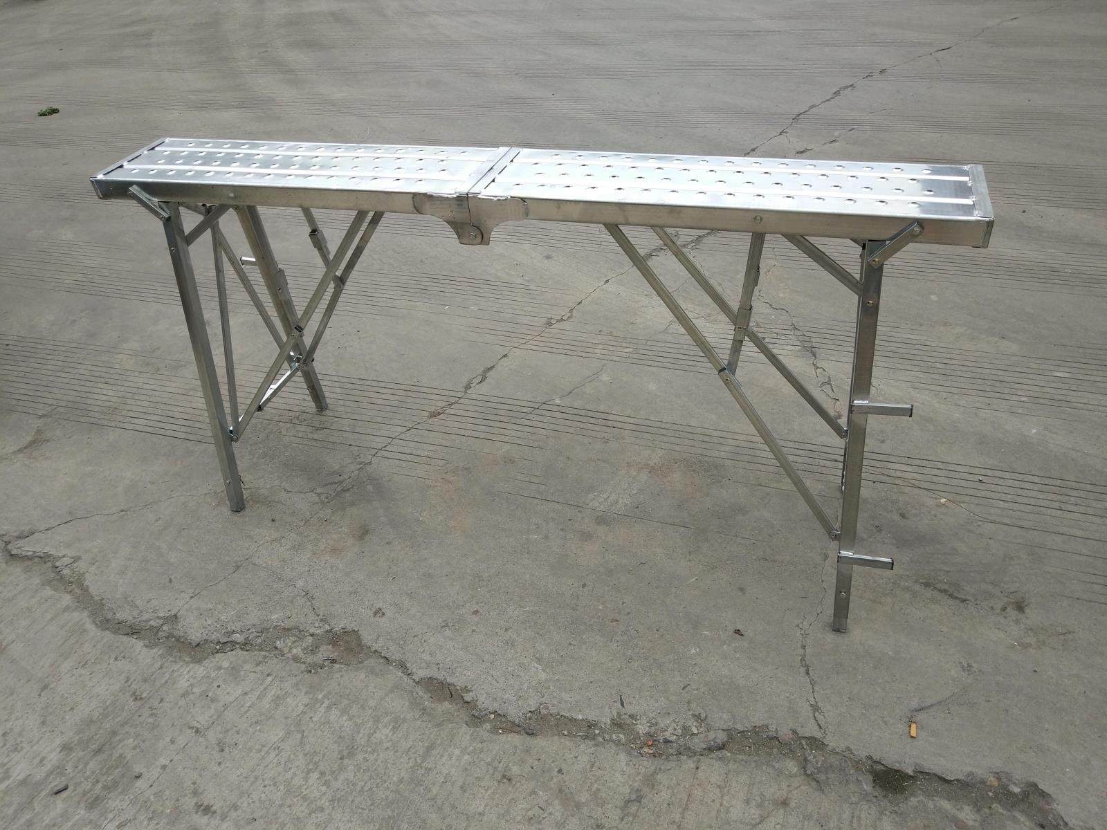 Folding stainless steel Sichuan Province Mastool High and low shelf Chengdu manufacturer Direct sales General household ladder platform