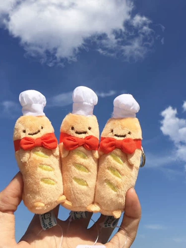 Японская милая плюшевая кукла, подвеска, USB-флеш-накопитель для ключей, хлеб, подарок на день рождения