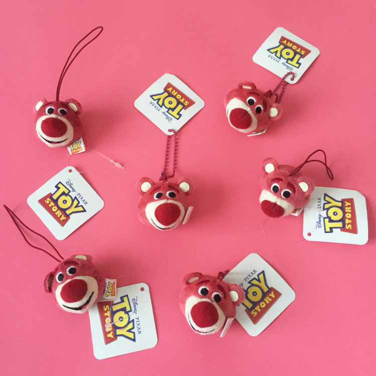 Bear Plush Keychain Chain Mini Cute Schoolbag Car Key U Disk Pendant Cute Special Creative Birthday Gift