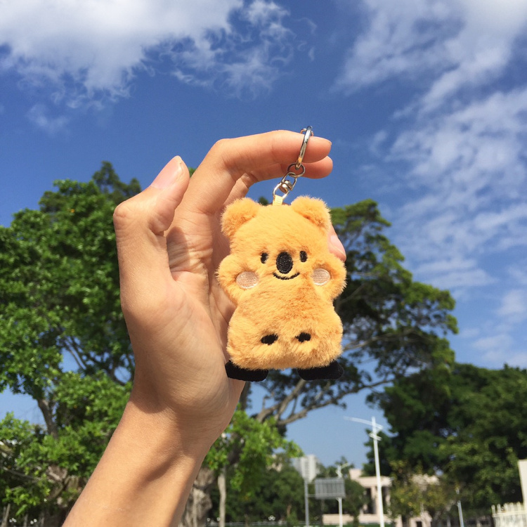 Kangaroo Pendant U Disk Car Key Bag Niche Cute Cute Creative Student Couple School Bag Car Keychain Ornament