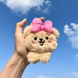 Милая подвеска с бантиком, креативная кукла для школьников, рюкзак для влюбленных, брелок, с медвежатами, подарок на день рождения