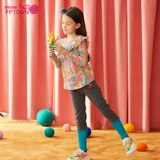 Лонгслив, футболка, детская демисезонная осенняя форма, цветочный принт, 2020, детская одежда, подходит для подростков, в западном стиле