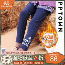 Girls leggings Autumn and winter childrens clothing girls warm cotton pants stretch pants casual pants autumn pants
