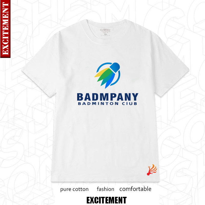 Badminton enthusiasts sports cotton short-sleeved T-shirt youth middle and high school students training clothes summer half sleeves