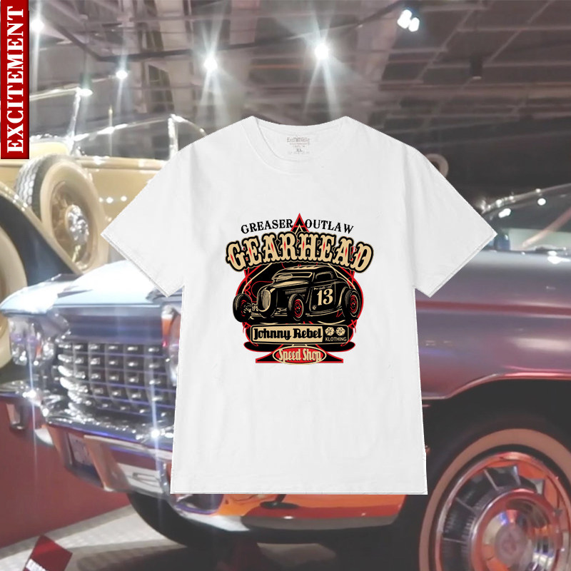 Summer English Locomotive Printed T-shirt Half Sleeve Shirt Teenager Day Ensemble Boys Short Sleeve T-shirt Student Personality Customised