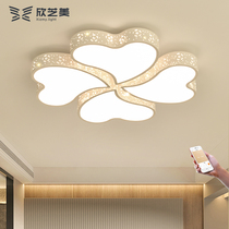 led ceiling light ultra-thin bedroom light warm romantic flower-shaped room light creative childrens room lighting living room lighting