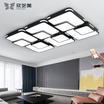 LED Ultra-thin rectangular living room ceiling lamp personalized bedroom lamp creative room lamp restaurant study aisle lamp