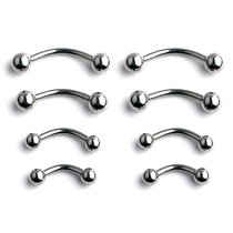 Titanium steel simple navel hole belly button belly button nail finger nail men and women lock bone nail eyebrow nail ear bone nail