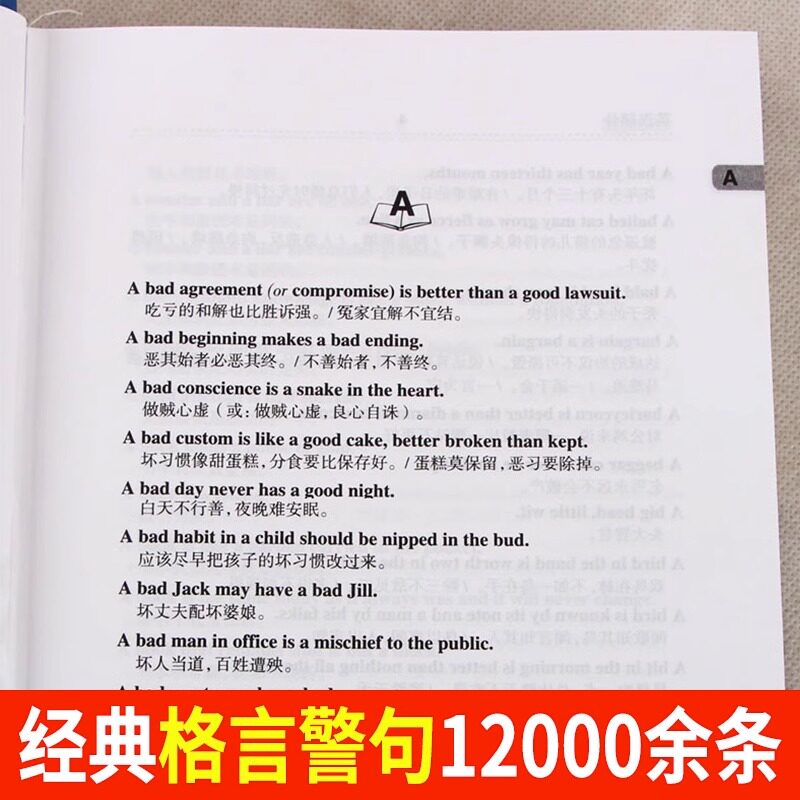 📚【超实用!】英汉汉英谚语格言警句辞典,你的英语学习神器🌟-其它工具书-淘宝好物网