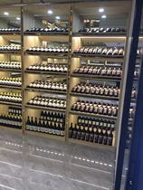  Door-to-door design of high-end boutique tobacco and hotel red foreign wine sea cucumber display cabinet whole house solid wood custom liquor shelf cabinet